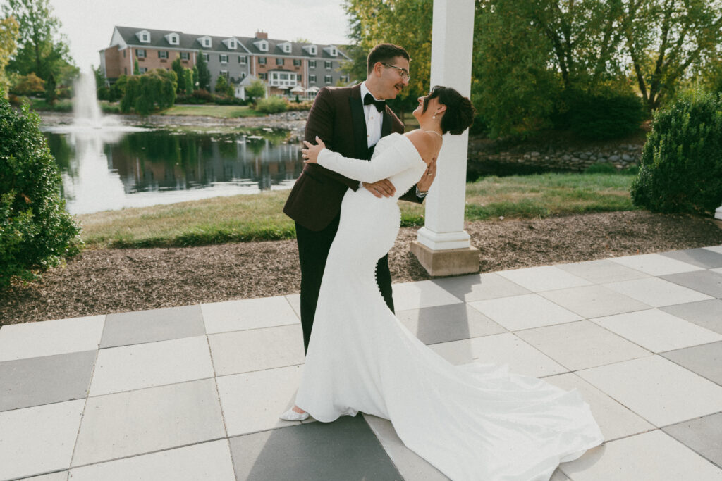 wedding in Lewisburg Pennsylvania at a boutique hotel